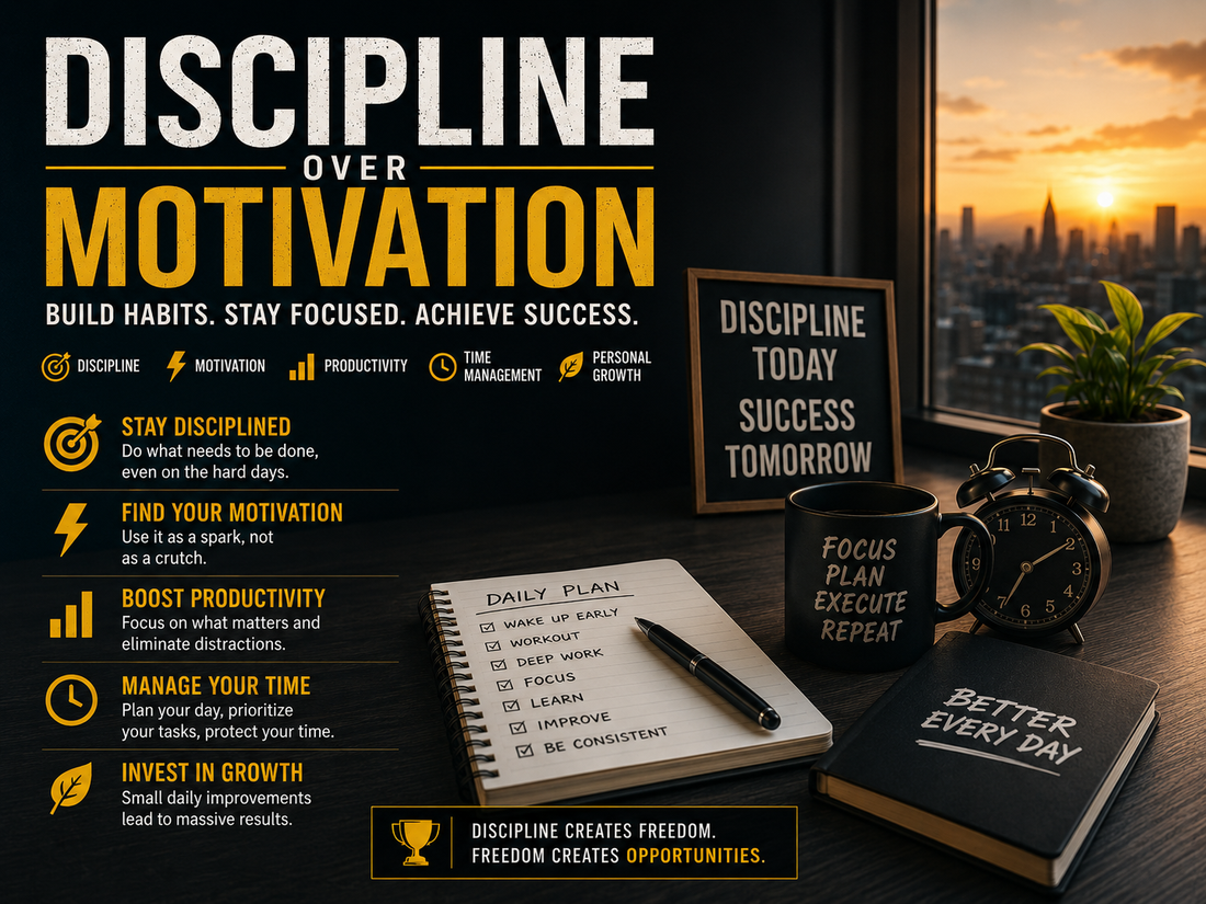 How Discipline Beats Motivation Every Time