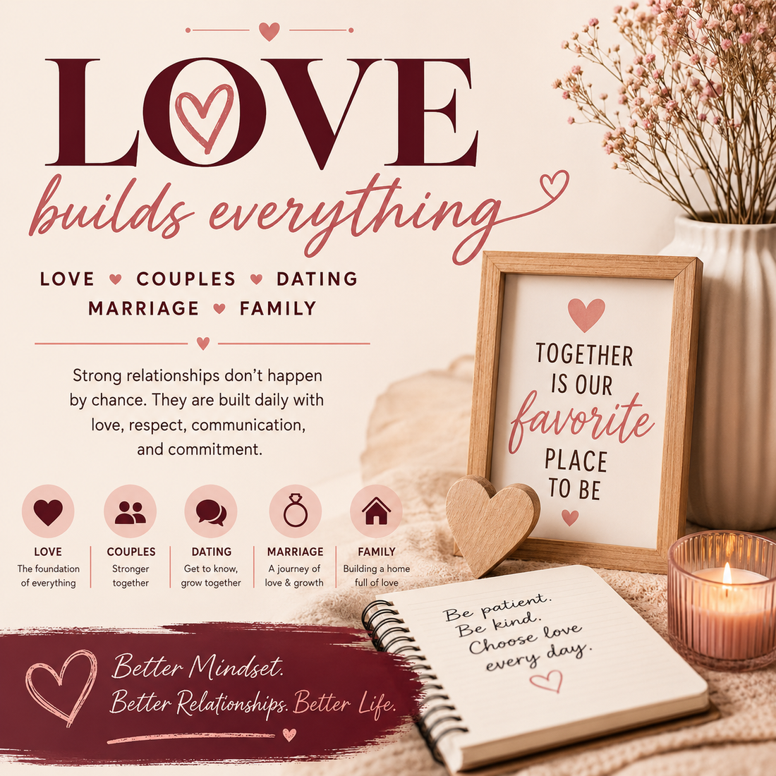 Building Strong Couples: Love That Lasts and a Loving Family