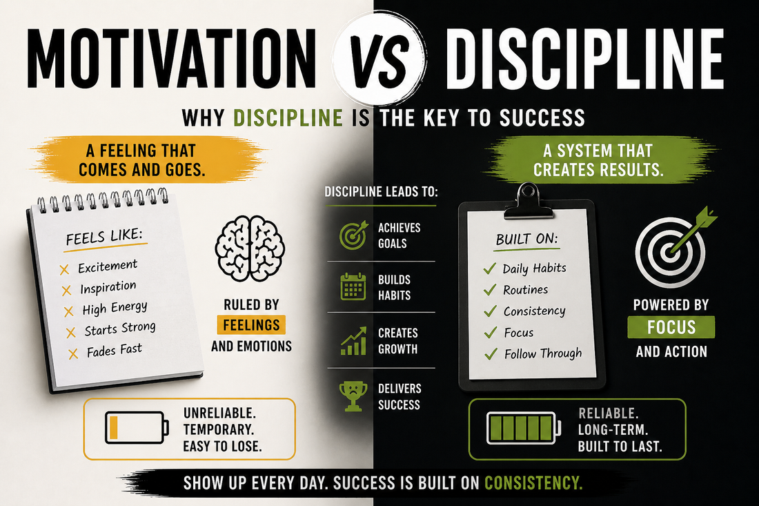 Motivation vs Discipline: The Real Secret to Success